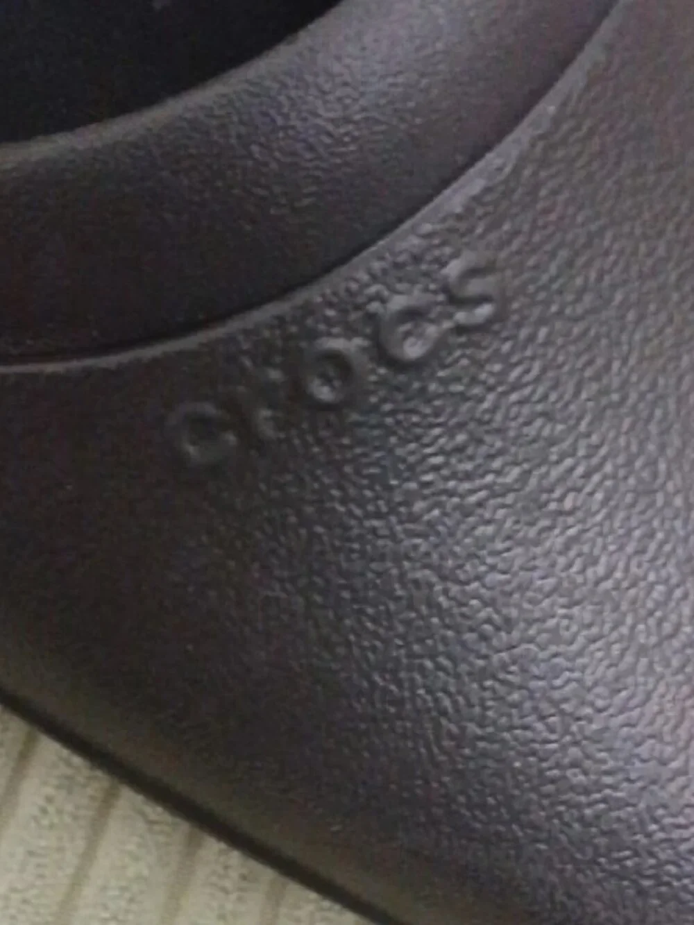 Crocs on the Clock Black Men's Size 9, Women's 11